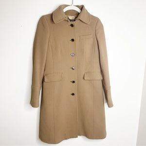 J Crew Camel Tan Dress coat